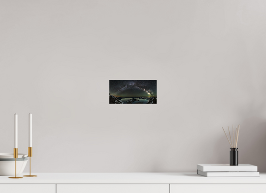 8 x 4″, Photo Print On Fuji Crystal DP II Milky Way Over Wizard Island – Crater Lake Night Panorama
